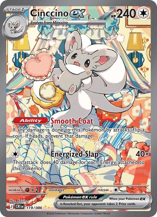 Cinccino ex, Chaos Rising 119/086