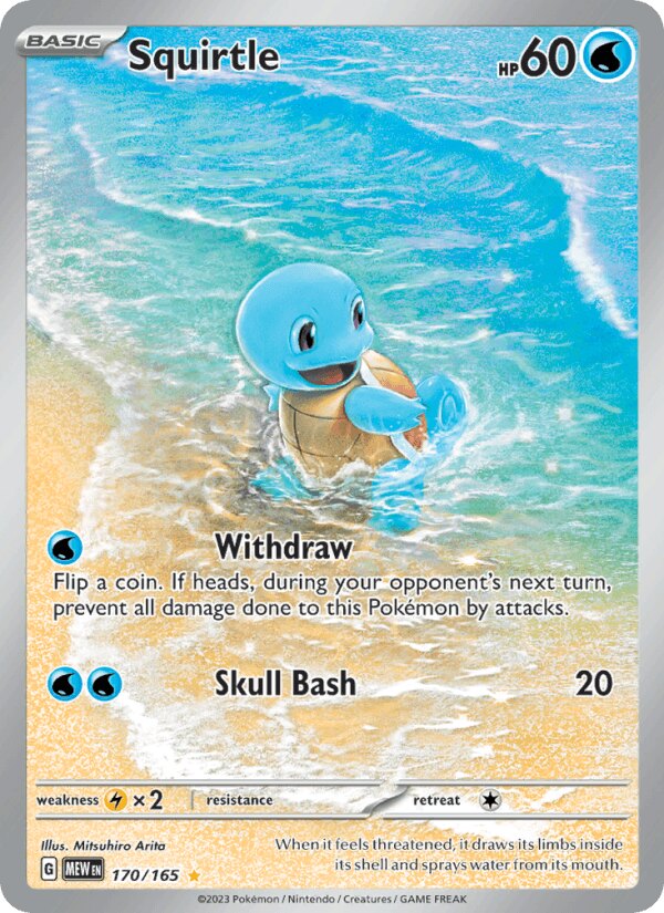 Squirtle, 151 170/165