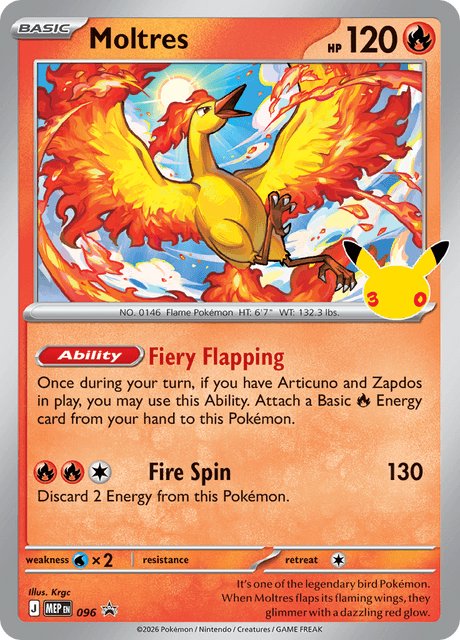 Moltres — Mega Evolution Promos 96